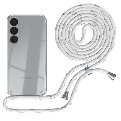 Galaxy S25 Serie transparente Hülle + Kordel
