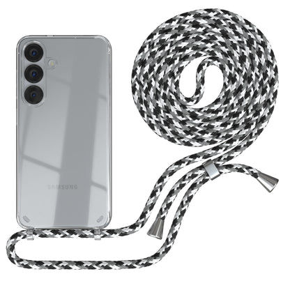 Galaxy S25 Serie transparente Hülle + Kordel