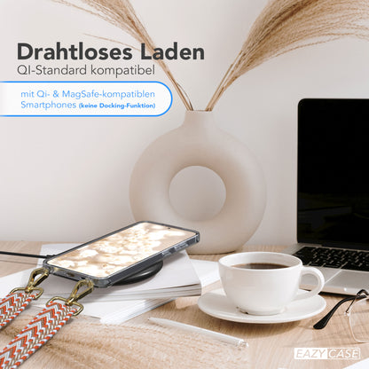 Samsung Galaxy S25 Plus Handykette mit verstellbarem Boho Trageriemen Set 