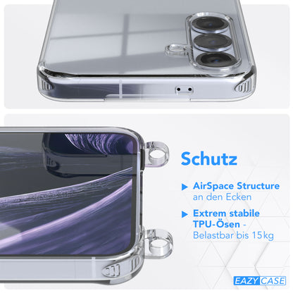Galaxy S25 Plus Silikonhülle + breites Band