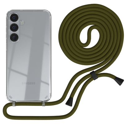 Galaxy S25 Plus transparente Hülle + Kordel