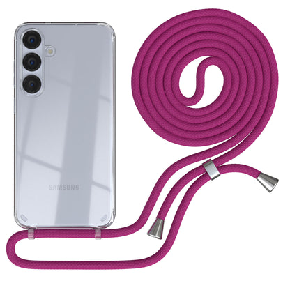 Galaxy S25 Plus transparente Hülle + Kordel