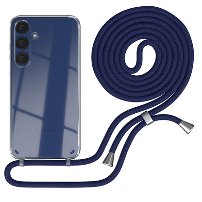 Galaxy S25 Plus transparente Hülle + Kordel
