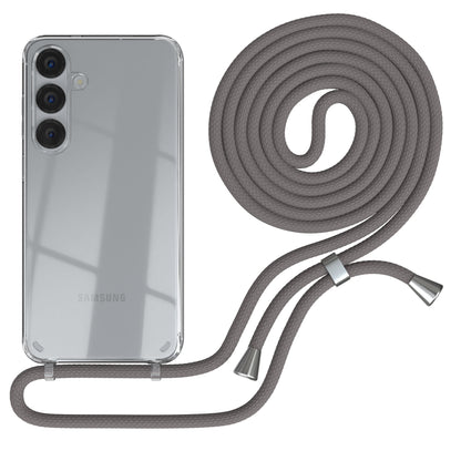 Galaxy S25 Plus transparente Hülle + Kordel