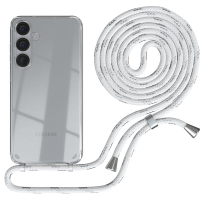 Galaxy S25 Plus transparente Hülle + Kordel