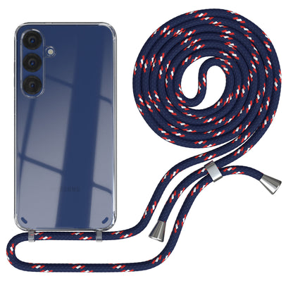 Galaxy S25 Plus transparente Hülle + Kordel