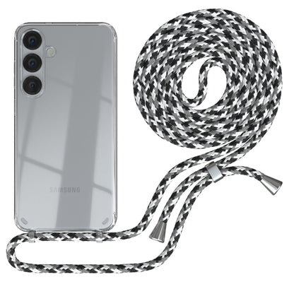 Galaxy S25 Plus transparente Hülle + Kordel
