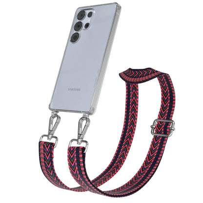 Samsung Galaxy S25 Ultra Handykette mit Boho Band zum Umhängen 