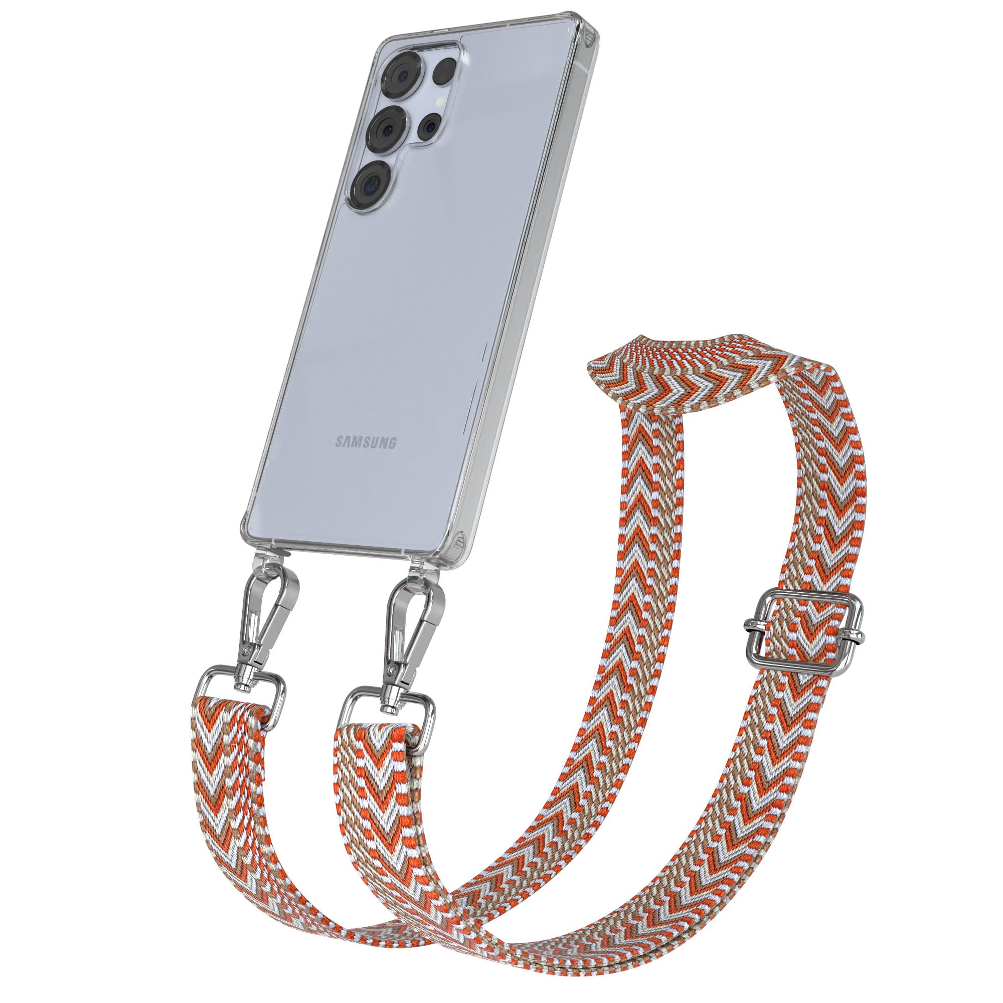 Samsung Galaxy S25 Ultra Handykette mit Boho Band zum Umhängen 