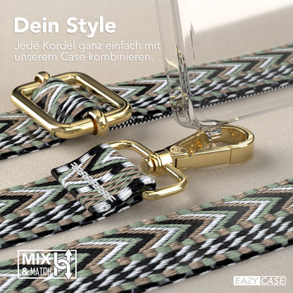 Samsung Galaxy S25 Ultra Handykette mit Boho Band zum Umhängen 