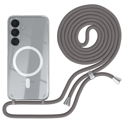 Galaxy S25 transparente Hülle + Kordel mit MagSafe