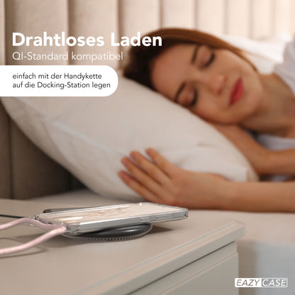 Galaxy S25 transparente Hülle + Kordel mit MagSafe