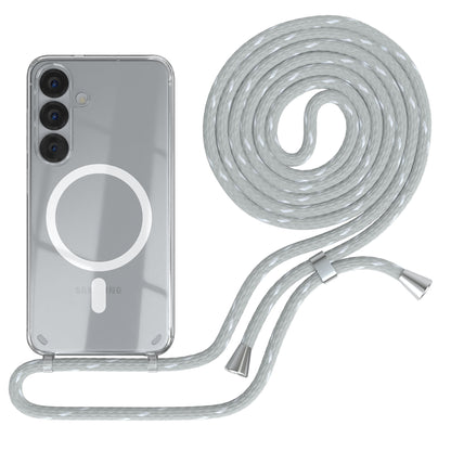 Galaxy S25 transparente Hülle + Kordel mit MagSafe