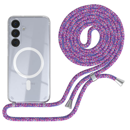 Galaxy S25 transparente Hülle + Kordel mit MagSafe