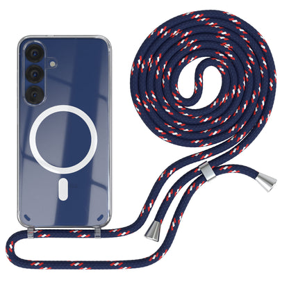 Galaxy S25 transparente Hülle + Kordel mit MagSafe