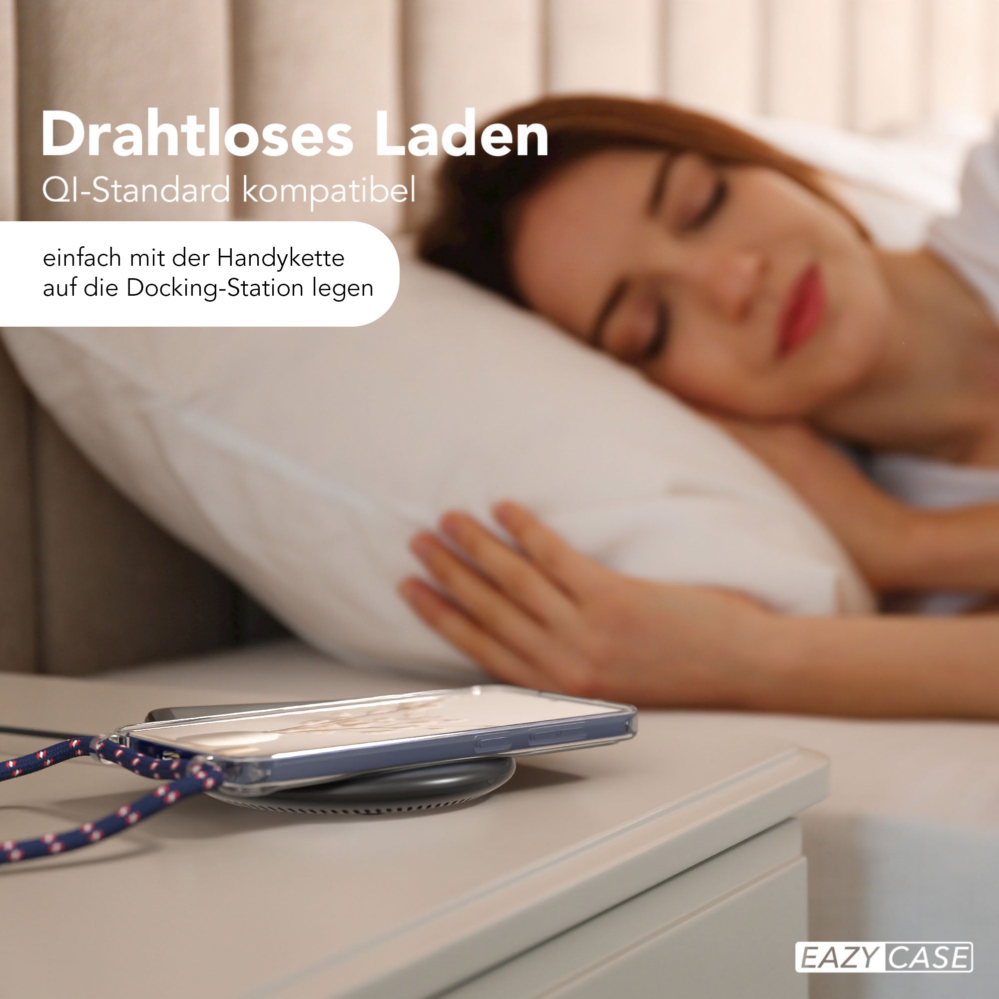 Galaxy S25 transparente Hülle + Kordel mit MagSafe