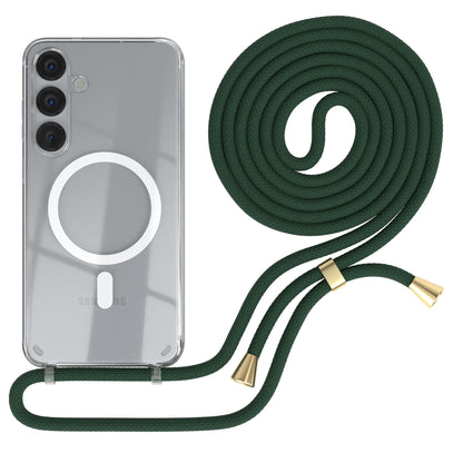 Galaxy S25 Plus transparente Hülle + Kordel mit MagSafe