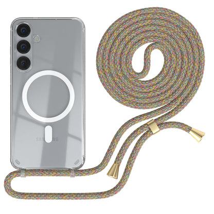 Galaxy S25 Plus transparente Hülle + Kordel mit MagSafe
