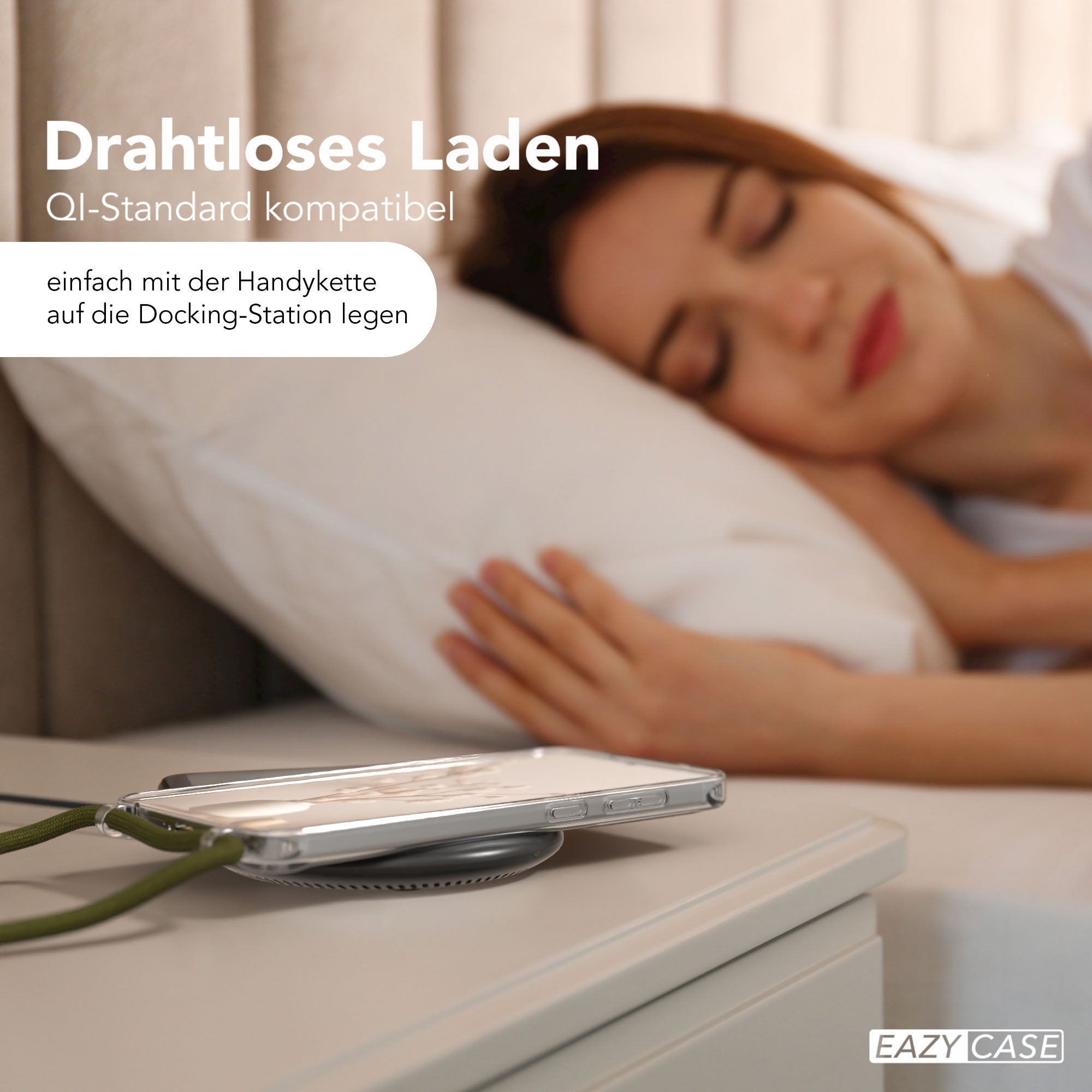 Galaxy S25 Plus transparente Hülle + Kordel mit MagSafe