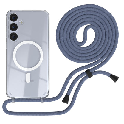 Galaxy S25 Plus transparente Hülle + Kordel mit MagSafe