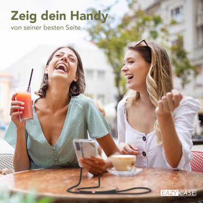 Galaxy S25 Plus transparente Hülle + Kordel mit MagSafe