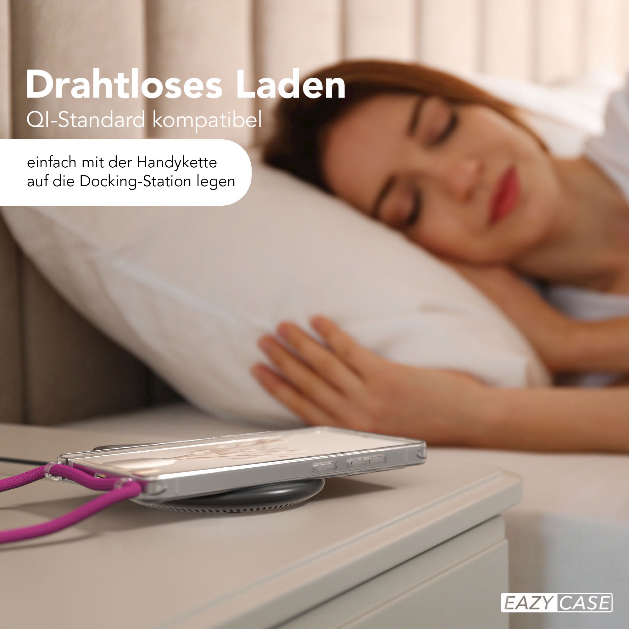 Galaxy S25 Ultra transparente Hülle + Kordel mit MagSafe