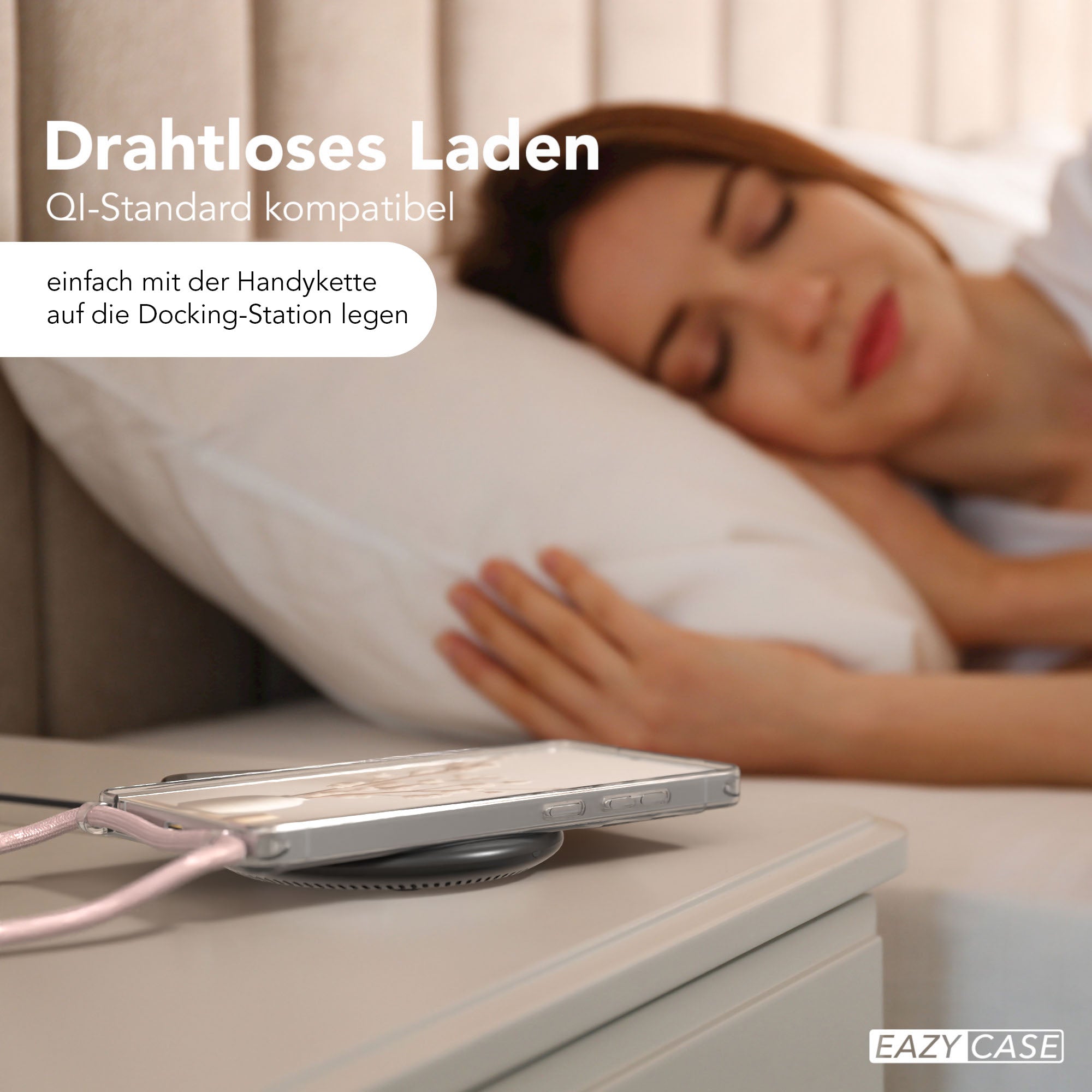 Galaxy S25 Ultra transparente Hülle + Kordel mit MagSafe