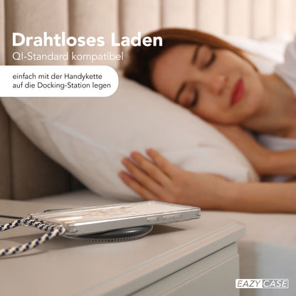 Galaxy S25 Ultra transparente Hülle + Kordel mit MagSafe