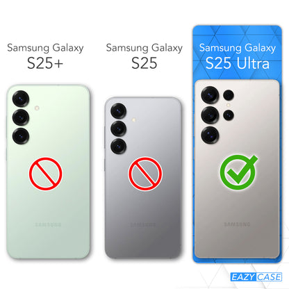 Galaxy S25 Ultra transparente Hülle + Kordel mit MagSafe