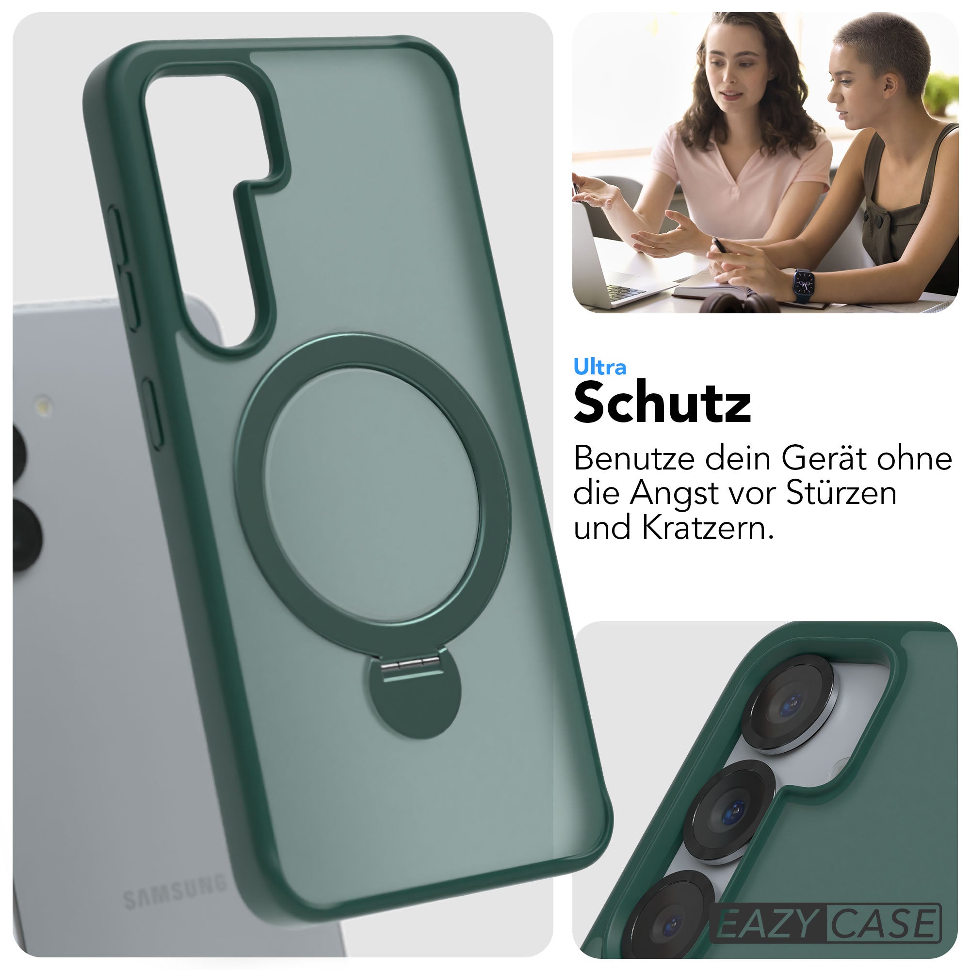 Galaxy S25 Outdoor Hülle + drehbarer Ring mit MagSafe