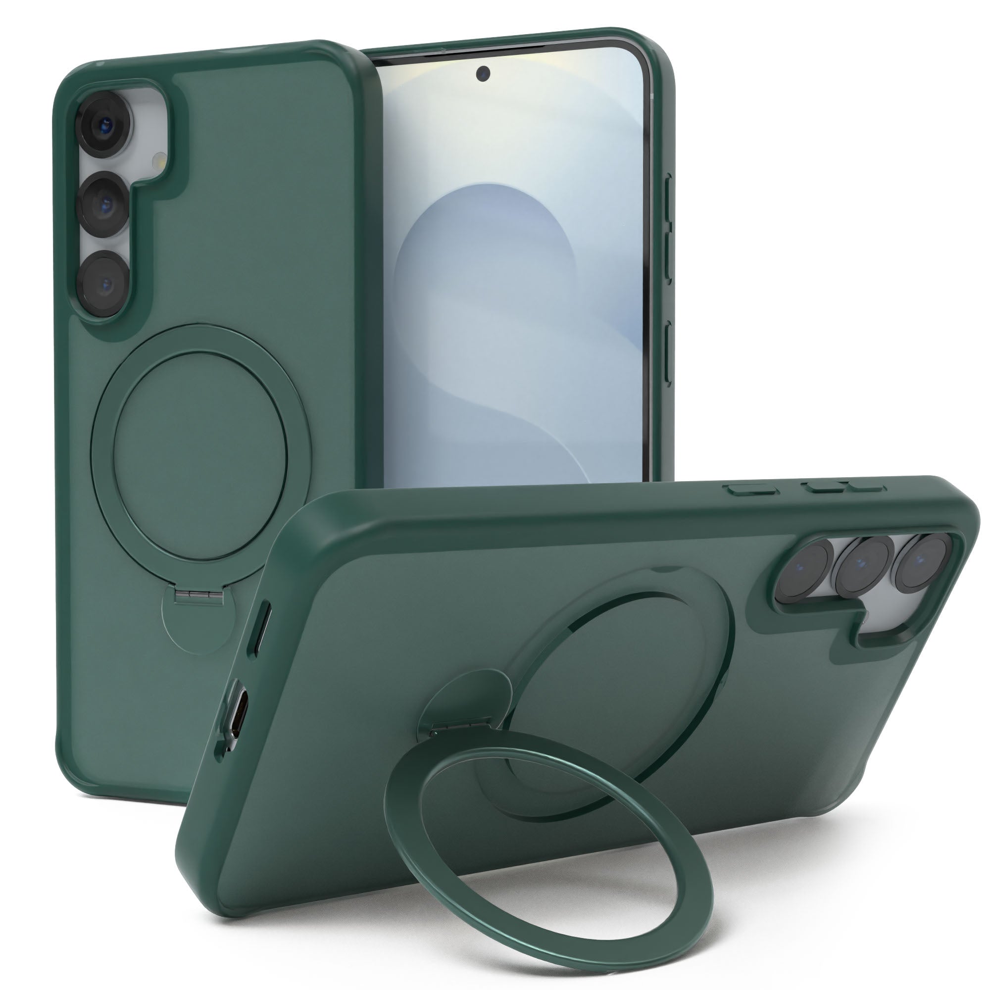Galaxy S25 Plus Outdoor Hülle + drehbarer Ring mit MagSafe