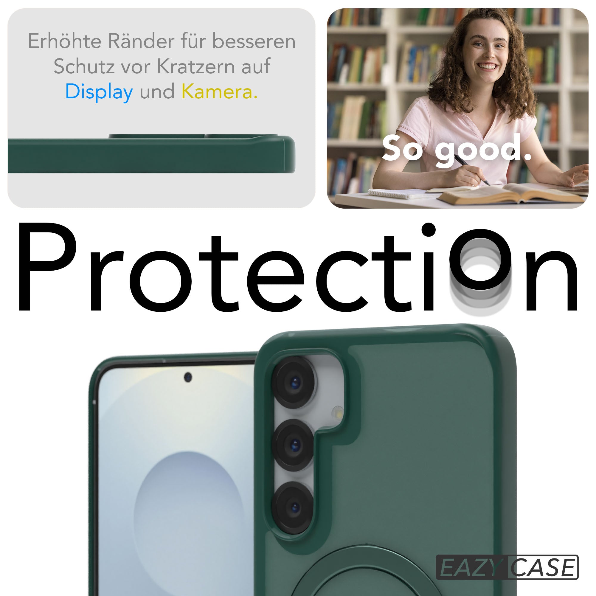 Galaxy S25 Plus Outdoor Hülle + drehbarer Ring mit MagSafe