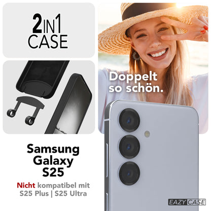 Galaxy S25 2in1 Hülle mit Kordel