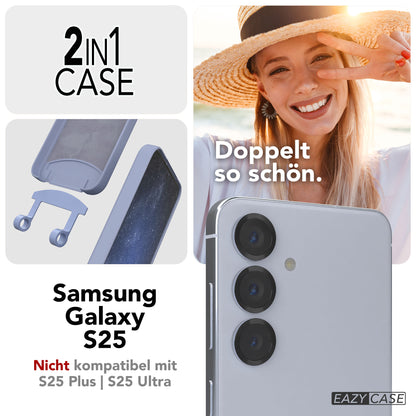 Galaxy S25 2in1 Hülle mit Kordel
