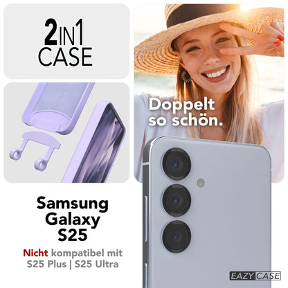 Galaxy S25 2in1 Hülle mit Kordel