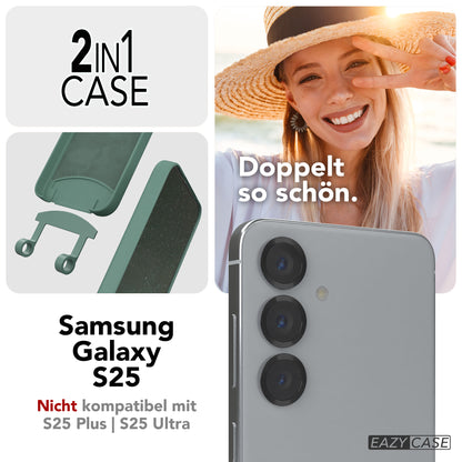 Galaxy S25 2in1 Hülle mit Kordel