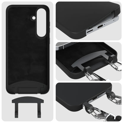 Galaxy S25 Plus 2in1 Hülle + Kordel mit Karabinern