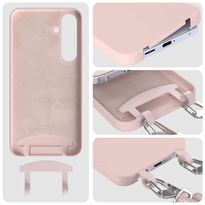 Galaxy S25 Plus 2in1 Hülle + Kordel mit Karabinern