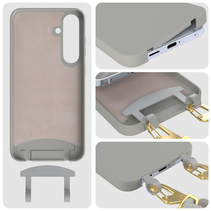 Galaxy S25 Plus 2in1 Hülle + Kordel mit Karabinern