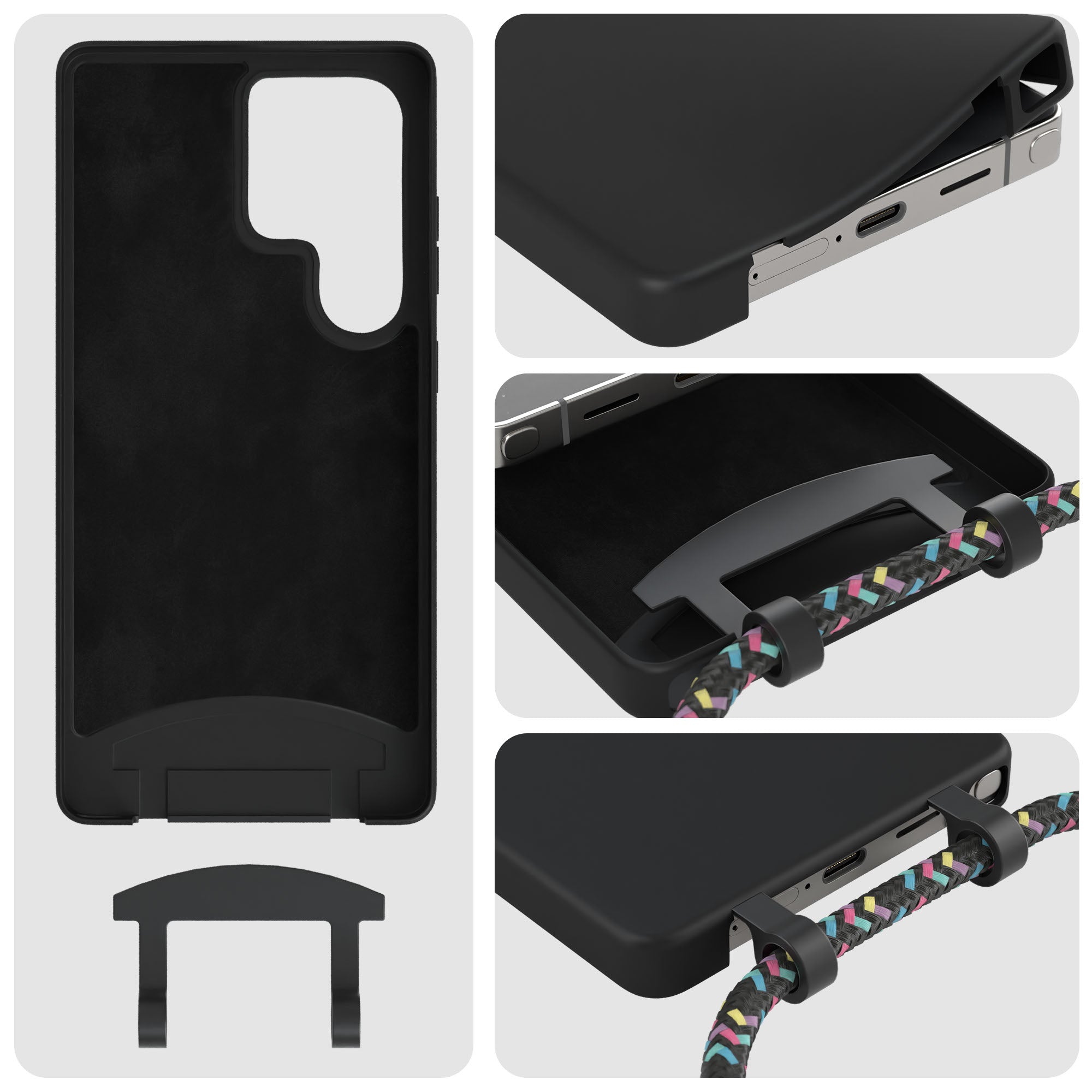 Galaxy S25 Ultra 2in1 Hülle mit Kordel