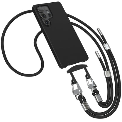 Galaxy S25 Ultra 2in1 Hülle + Kordel mit Karabinern