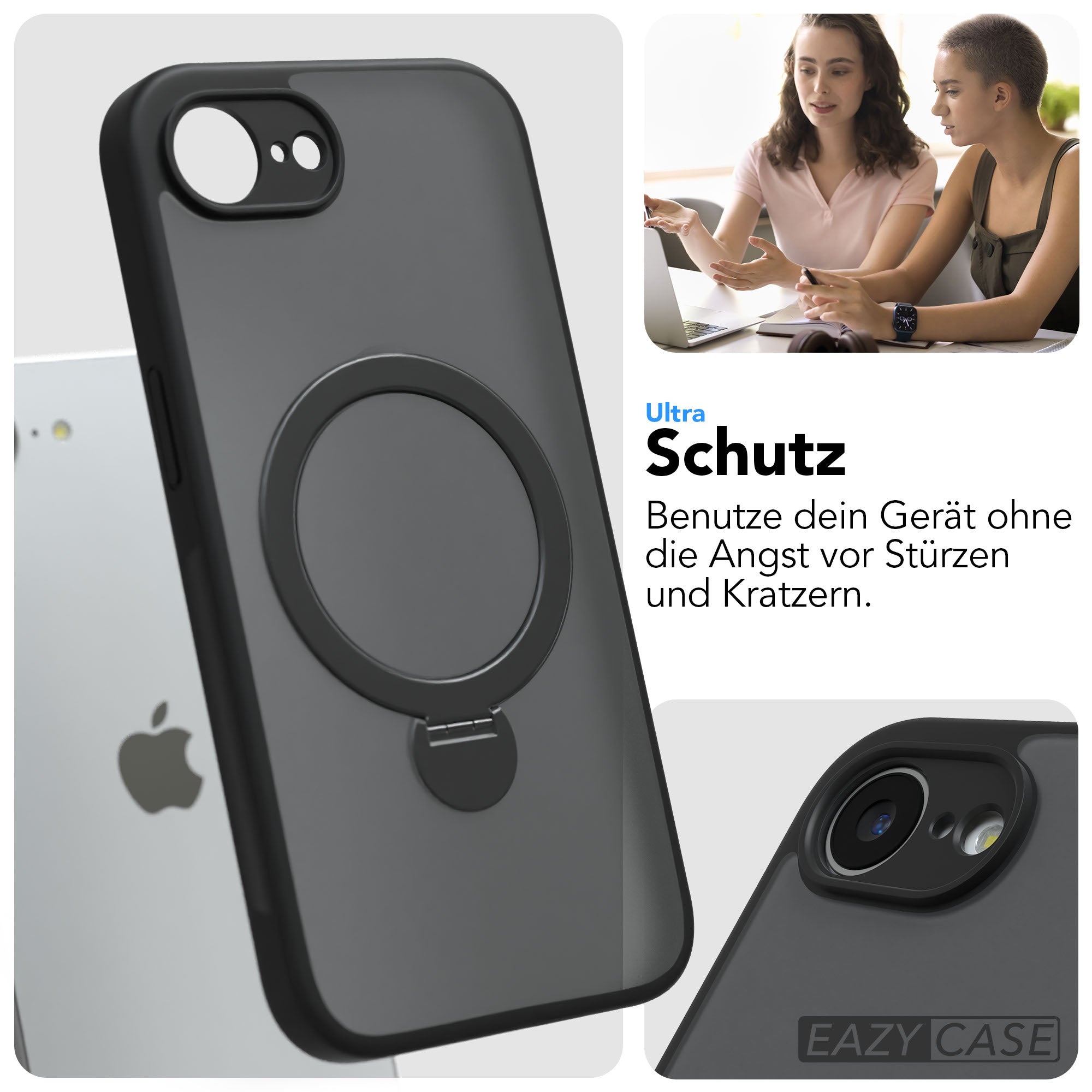 iPhone 16e Outdoor Hülle + drehbarer Ring mit MagSafe