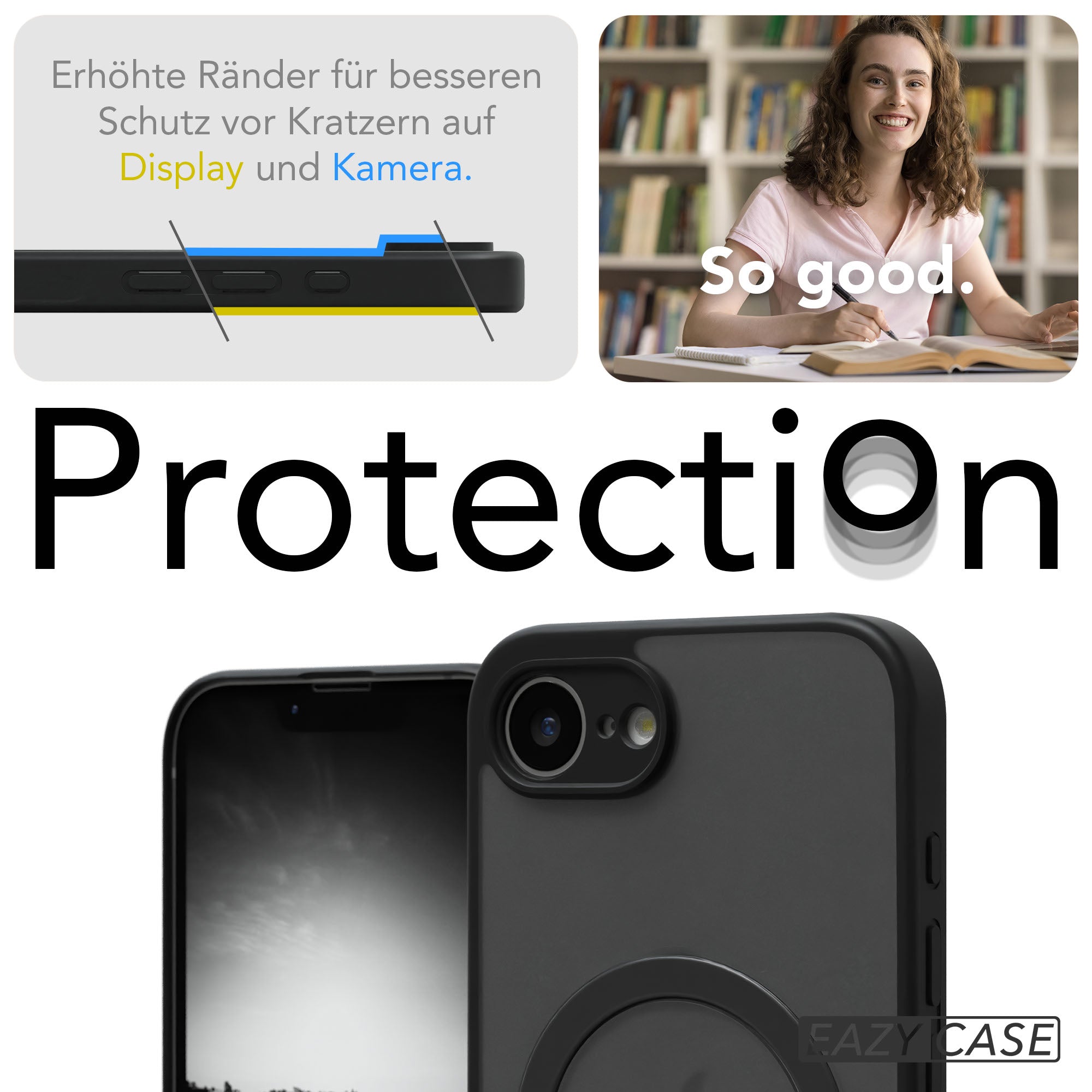 iPhone 16e Outdoor Hülle + drehbarer Ring mit MagSafe