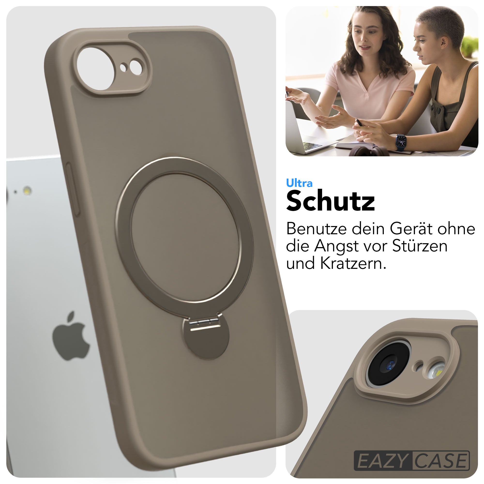 iPhone 16e Outdoor Hülle + drehbarer Ring mit MagSafe
