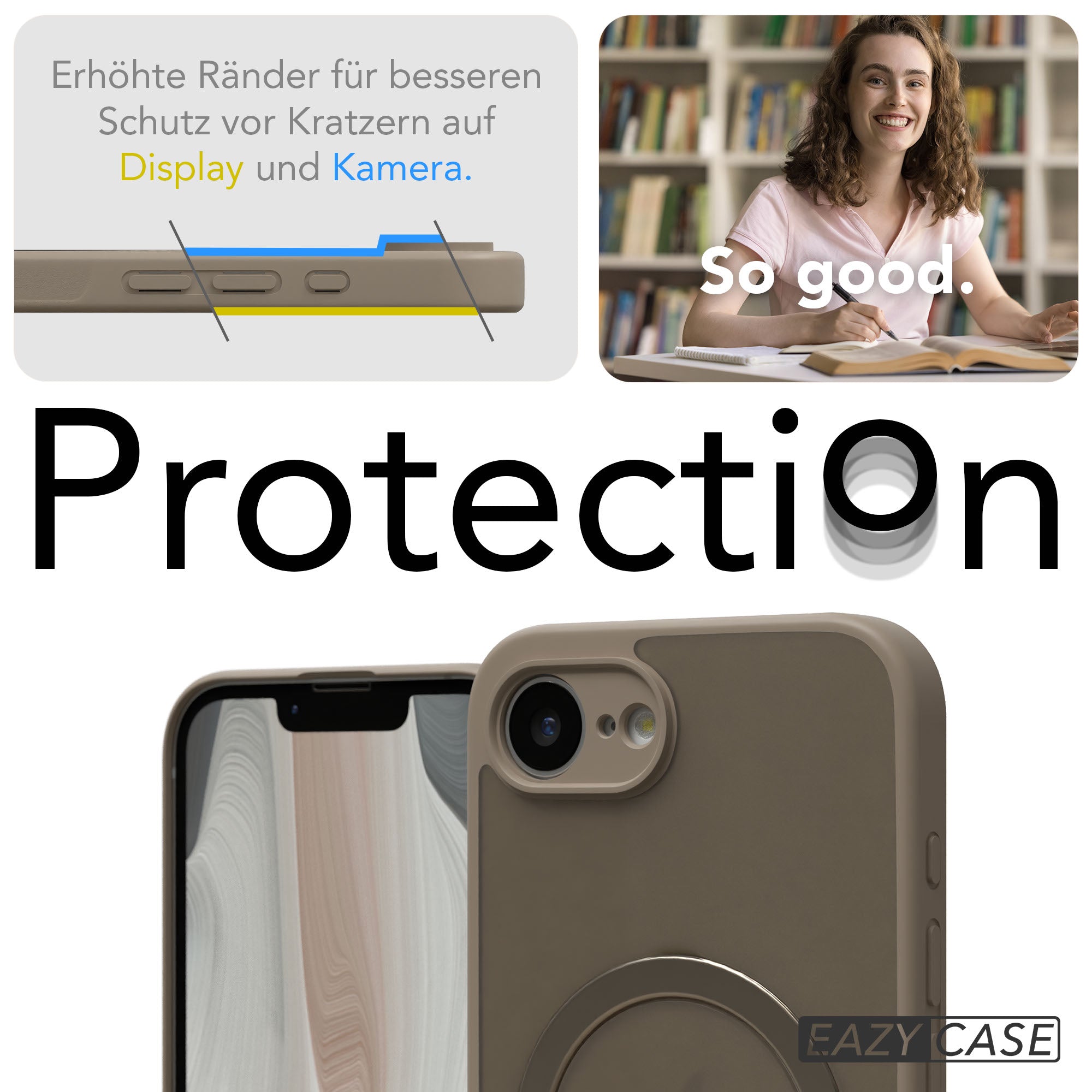 iPhone 16e Outdoor Hülle + drehbarer Ring mit MagSafe
