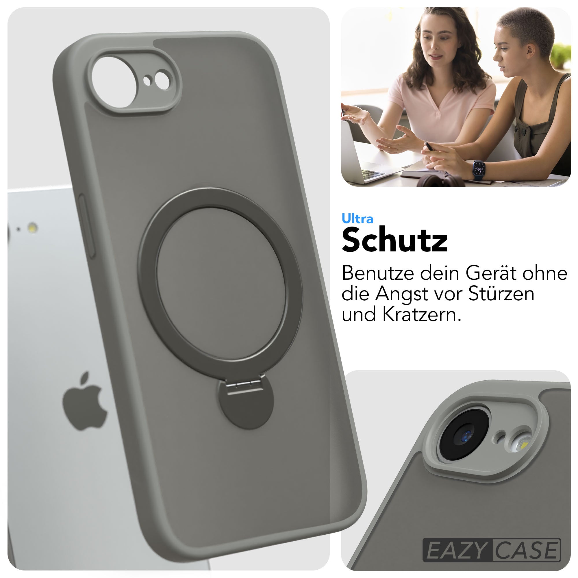 iPhone 16e Outdoor Hülle + drehbarer Ring mit MagSafe