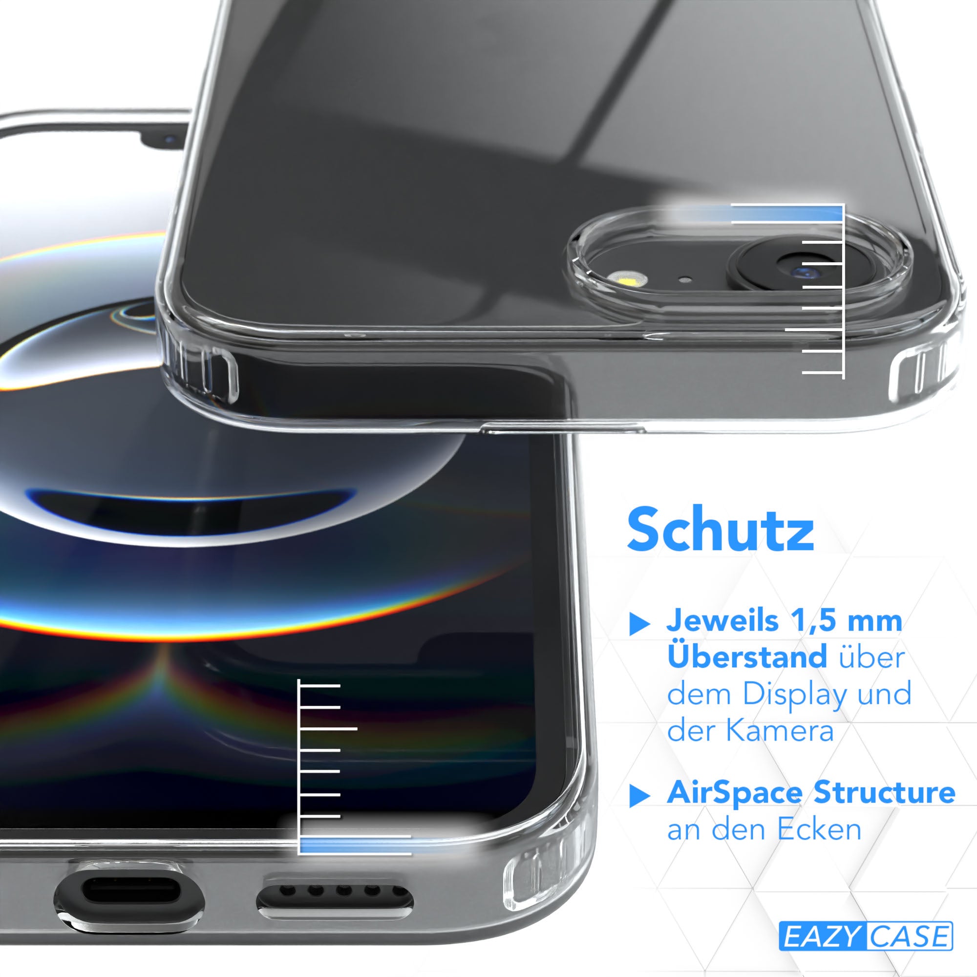 iPhone 16 Serie Silikonhülle Transparent