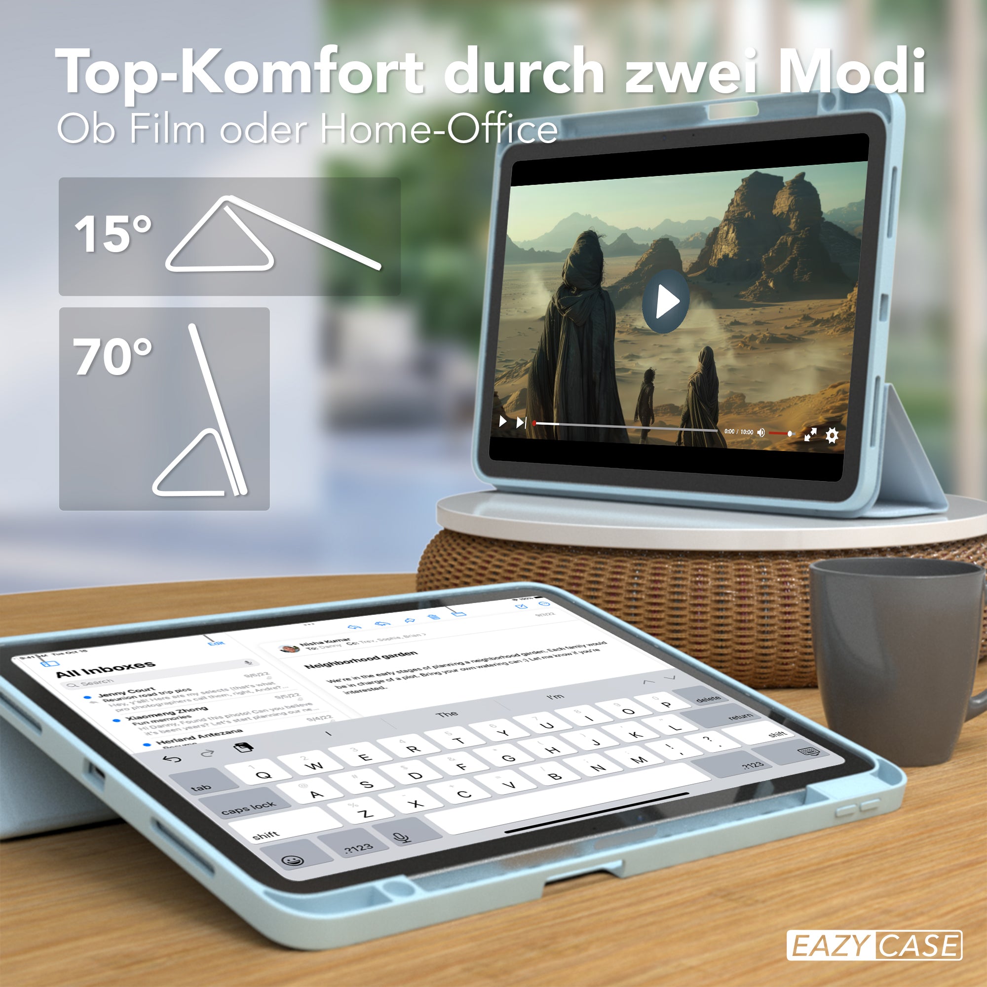 iPad Air 11" M3 (2025) Smartcase mit Stifthalter