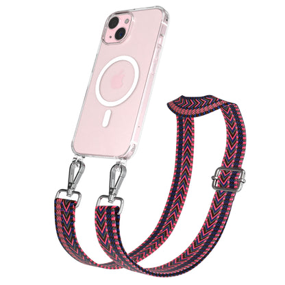 iPhone 15 MagSafe Handykette mit Boho Band verstellbar 