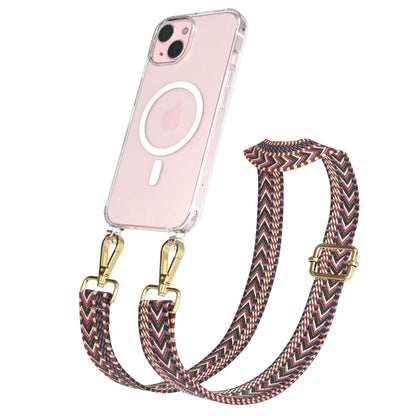 iPhone 15 MagSafe Handykette mit Boho Band verstellbar 